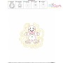 Christmas Gingerbread Filigree Embroidery Design