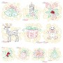 Quick Stitch Christmas Filigree Embroidery Design Bundle