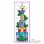 Christmas Bookmark Gifts ITH Embroidery Design