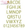 Olive Leaves Embroidery Font Set-2