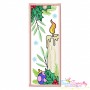 Christmas Bookmark Candle ITH Embroidery Design