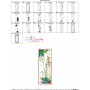 Christmas Bookmark Candle ITH Embroidery Design