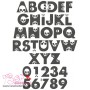 Skull Embroidery Font Set-1