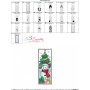 Christmas Bookmark Snowman With Tree ITH Embroidery Design