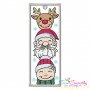 Christmas Bookmarks ITH Embroidery Design Bundle