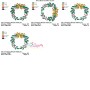 Christmas Wreath-8 Machine Embroidery Design