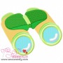 Binocular Embroidery Design Pattern-1
