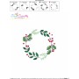 Christmas Wreath-6 Machine Embroidery Design