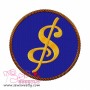 Dollar Sign Embroidery Design Pattern-1