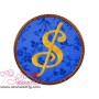 Dollar Sign Applique Design Pattern-1
