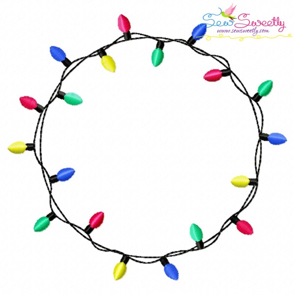 Christmas Wreath-1 Machine Embroidery Design