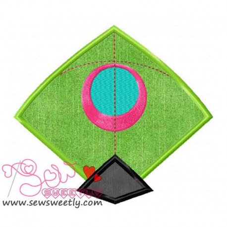 Indian Kite Applique Design- 1