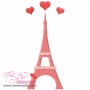 Paris Love Embroidery Design Pattern-1