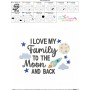 I Love My Family To The Moon And Back Embroidery Design
