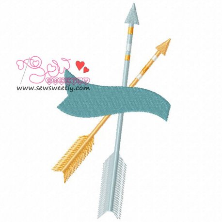 Ethnic Arrows-3 Embroidery Design Pattern-1