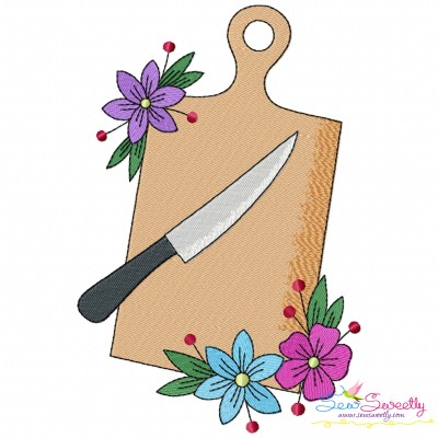 Floral Kitchen-10 Embroidery Design Pattern