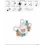 Floral Kitchen-9 Embroidery Design Pattern