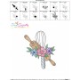 Floral Kitchen - 6 Machine Embroidery Design