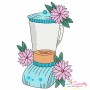 Floral Kitchen-2 Embroidery Design Pattern