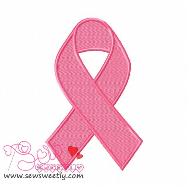 Remembrance Ribbon Embroidery Design Pattern-1
