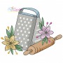 Floral Kitchen Machine Embroidery Design Bundle