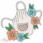 Floral Kitchen Machine Embroidery Design Bundle