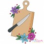 Floral Kitchen Machine Embroidery Design Bundle