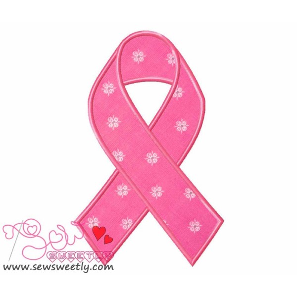 Remembrance Ribbon Applique Design Pattern-1