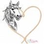 Quick Stitch Horse - 9 Embroidery Design