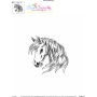 Quick Stitch Horse - 2 Machine Embroidery Design