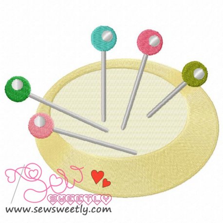 Pin Cushion-2 Embroidery Design Pattern-1