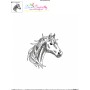 Free Quick Stitch Horse - 1 Machine Embroidery Design