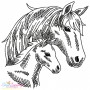 Quick Stitch Horses Embroidery Design Bundle