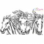 Quick Stitch Horses Embroidery Design Bundle