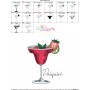 Daiquiri Cocktail Embroidery Design