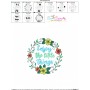 Enjoy The Little Things Motivational Quote Embroidery Design