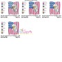 4th of July American Flag With Eagle Embroidery Design