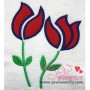 Roses Applique Design Pattern-1