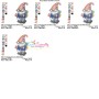 Camping Gnome-6 Embroidery Design