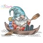 Camping Gnomes Embroidery Design Bundle