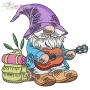 Camping Gnomes Embroidery Design Bundle
