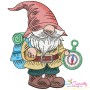 Camping Gnomes Embroidery Design Bundle