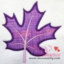 Green Maple Leaf Applique Design Pattern-2