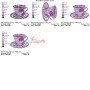 Artistic Tea Cup-1 Embroidery Design