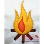 Campfire-1 Applique Design Pattern-1