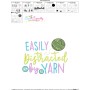 Easily Distracted By Yarn Embroidery Design