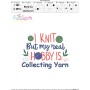 I Knit Embroidery Design