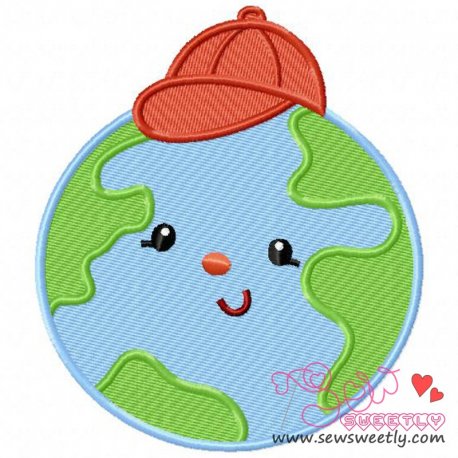 Earth Boy Embroidery Design- 1