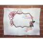 Floral Frame-1 Embroidery Design Pattern-2