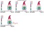 Christmas Gnome Boy - 2 Machine Embroidery Design